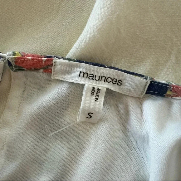 Maurice’s Falling Flowers Floral Sleeveless Mini Dress Size Small - Picture 6 of 6